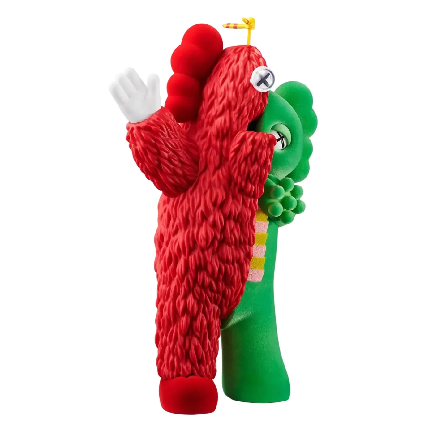 KAWS KACHAMUKKU Vinyl Figure Green/Red