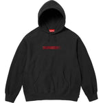 Supreme Swarovski Motion Logo Hooded Sweatshirt Black