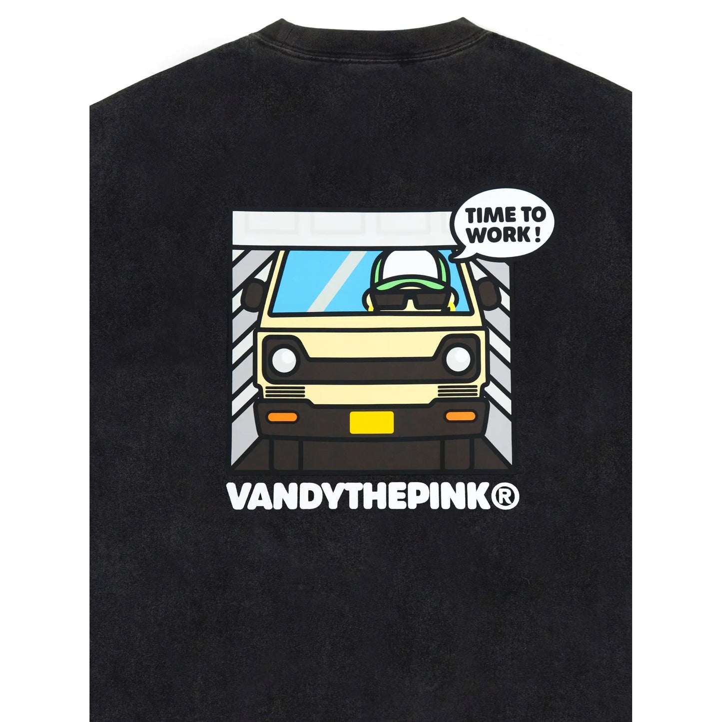 Vandy The Pink Time to Work Tee Black