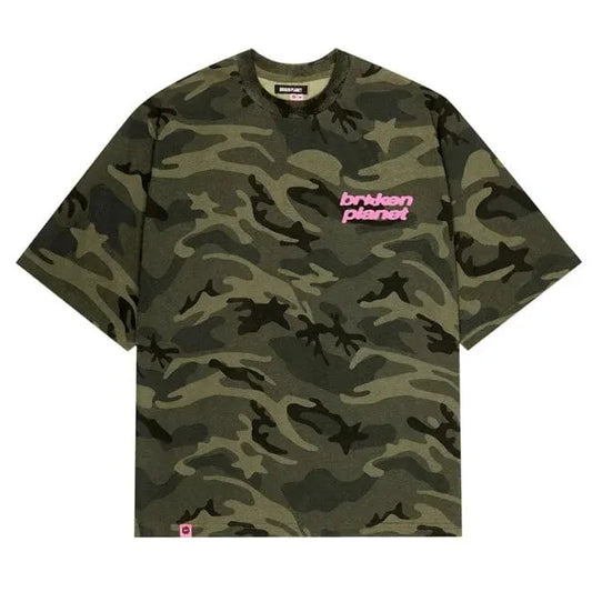 Broken Planet Star Logo Tee Camo
