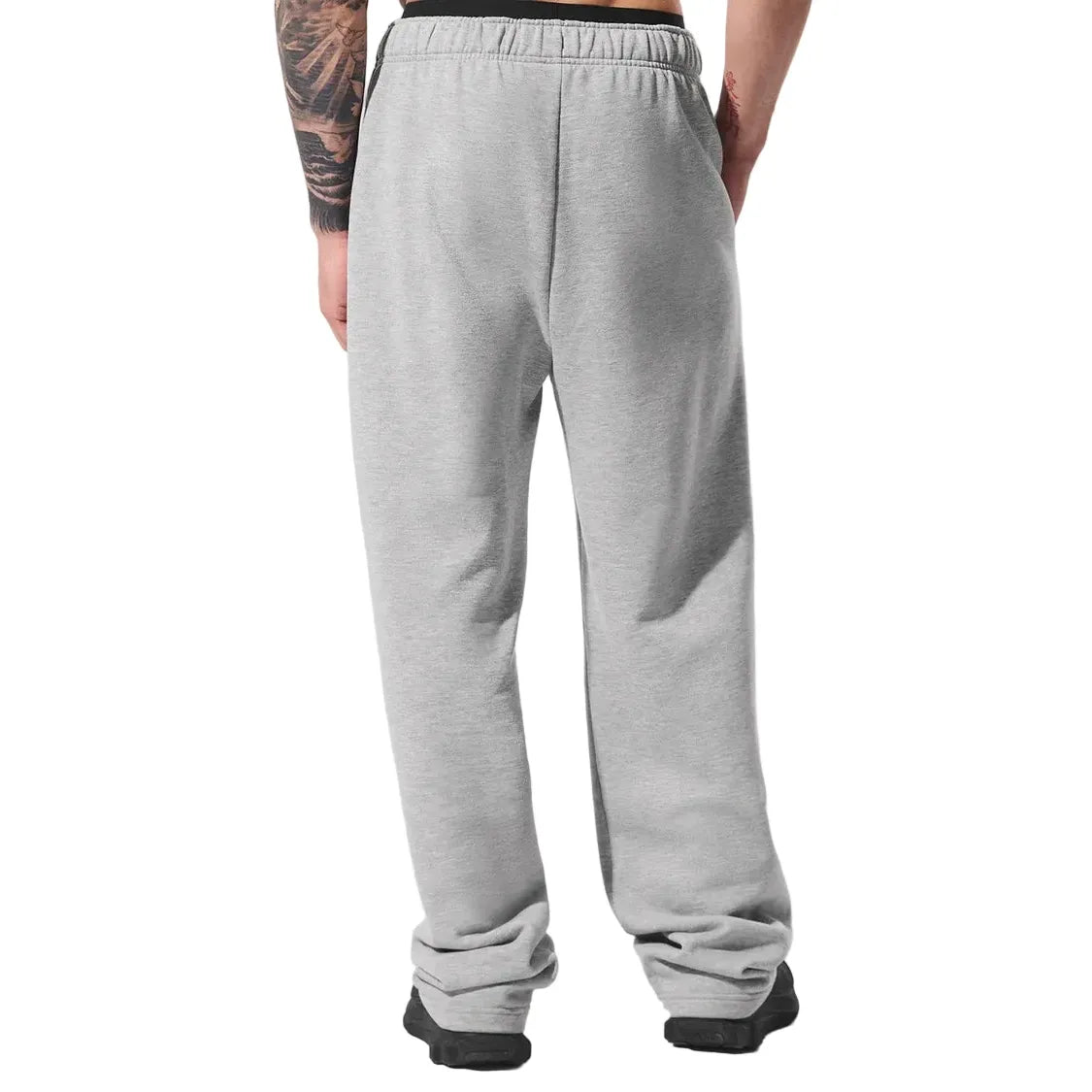 Alo Accolade Straight Leg Sweatpants Heather Grey