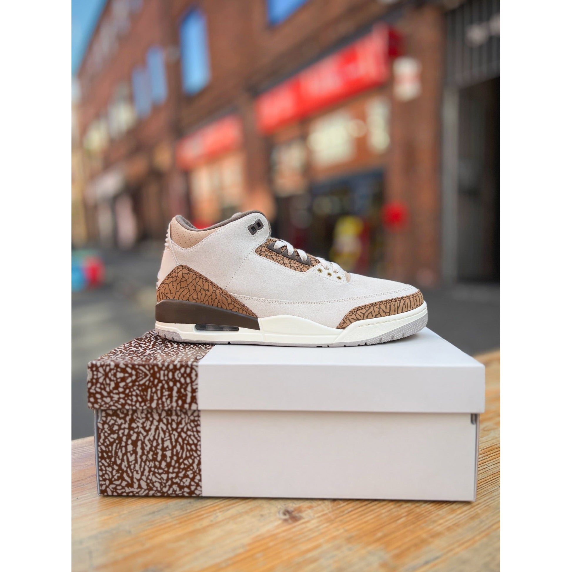 Jordan 3 Retro Palomino by Jordan's in Shoes. Available at KershKicks for £210.00. A must-have for fans of Jordan's looking to elevate their style with this Shoes.
