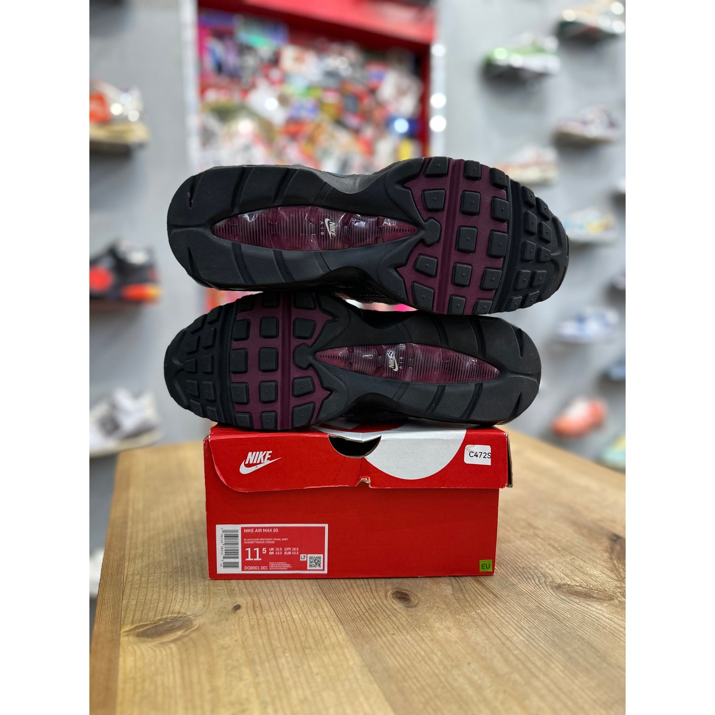 Nike Air Max 95 Dark Beetroot UK 10.5