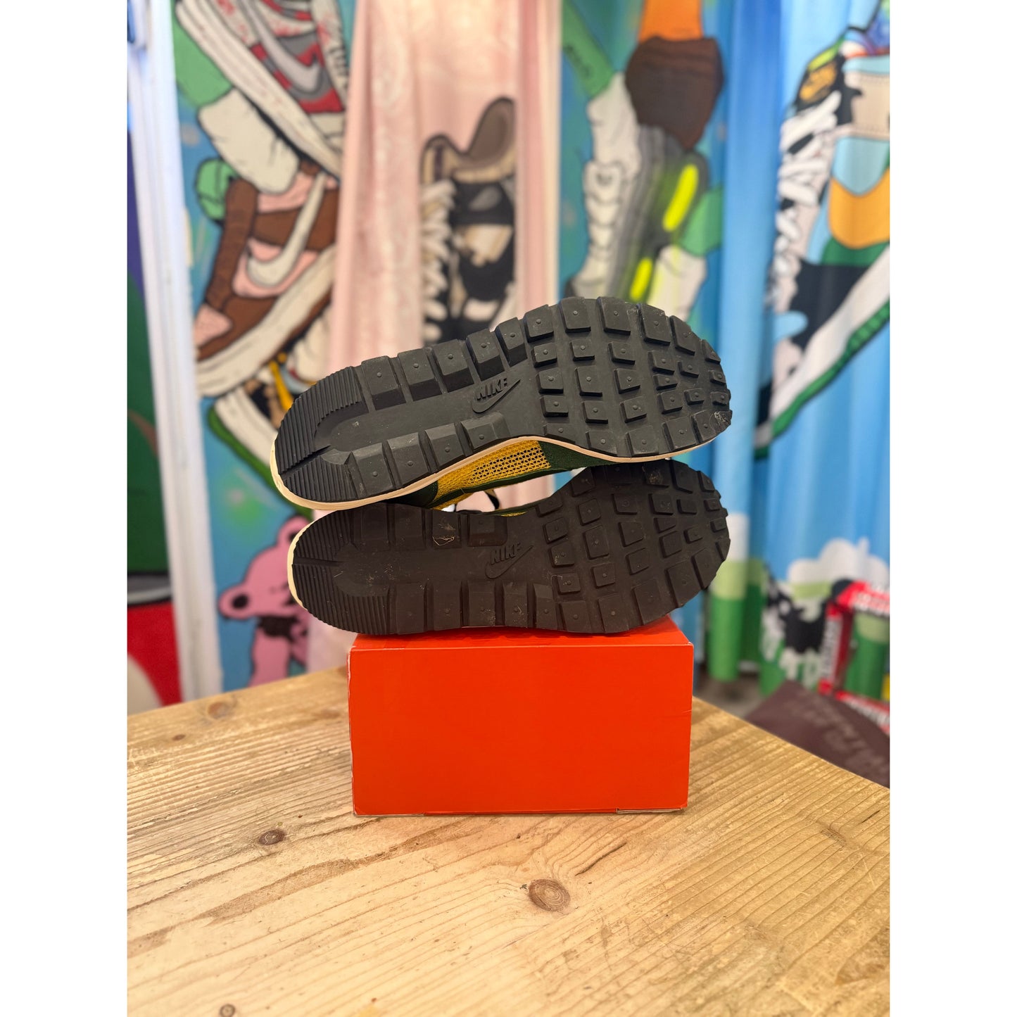 Nike Sacai Vapourwaffle Tour Yellow UK 10.