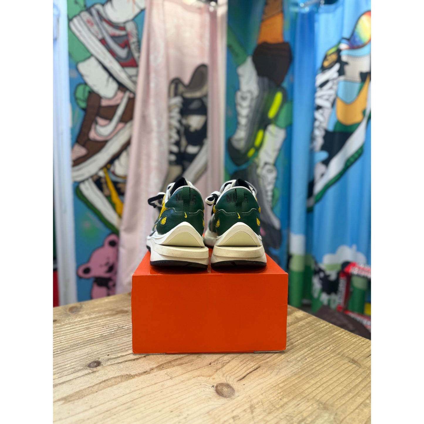 Nike Sacai Vapourwaffle Tour Yellow UK 10.