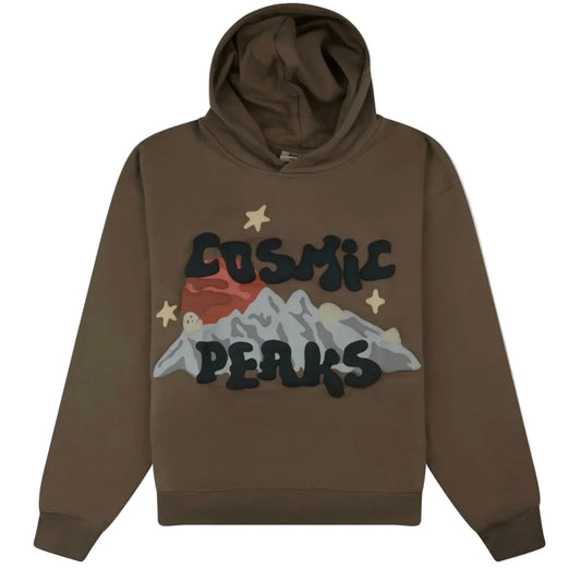 Broken Planet Market Cosmic Peaks Hoodie Cinder Brown