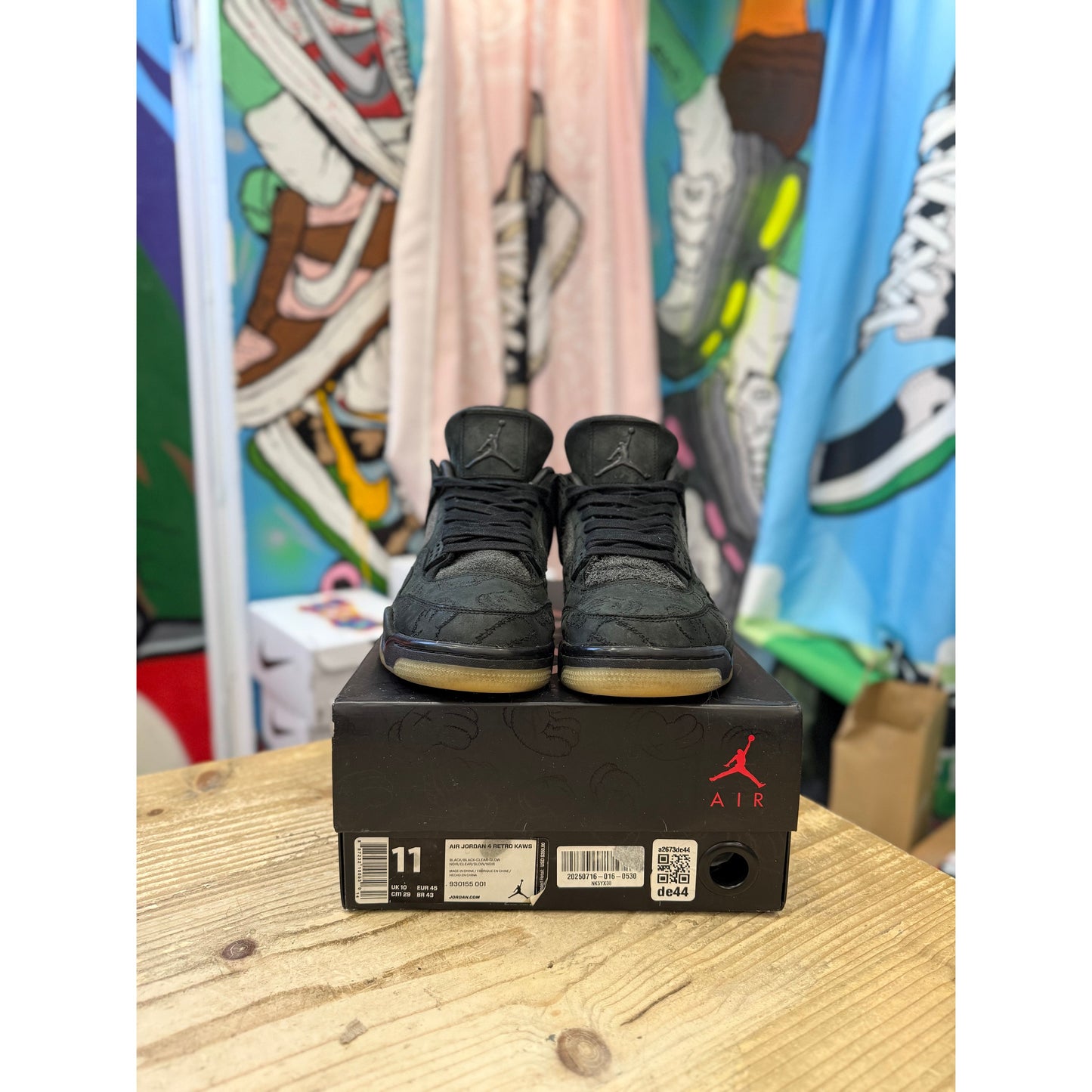 Jordan 4 Kaws Black (2017) UK10