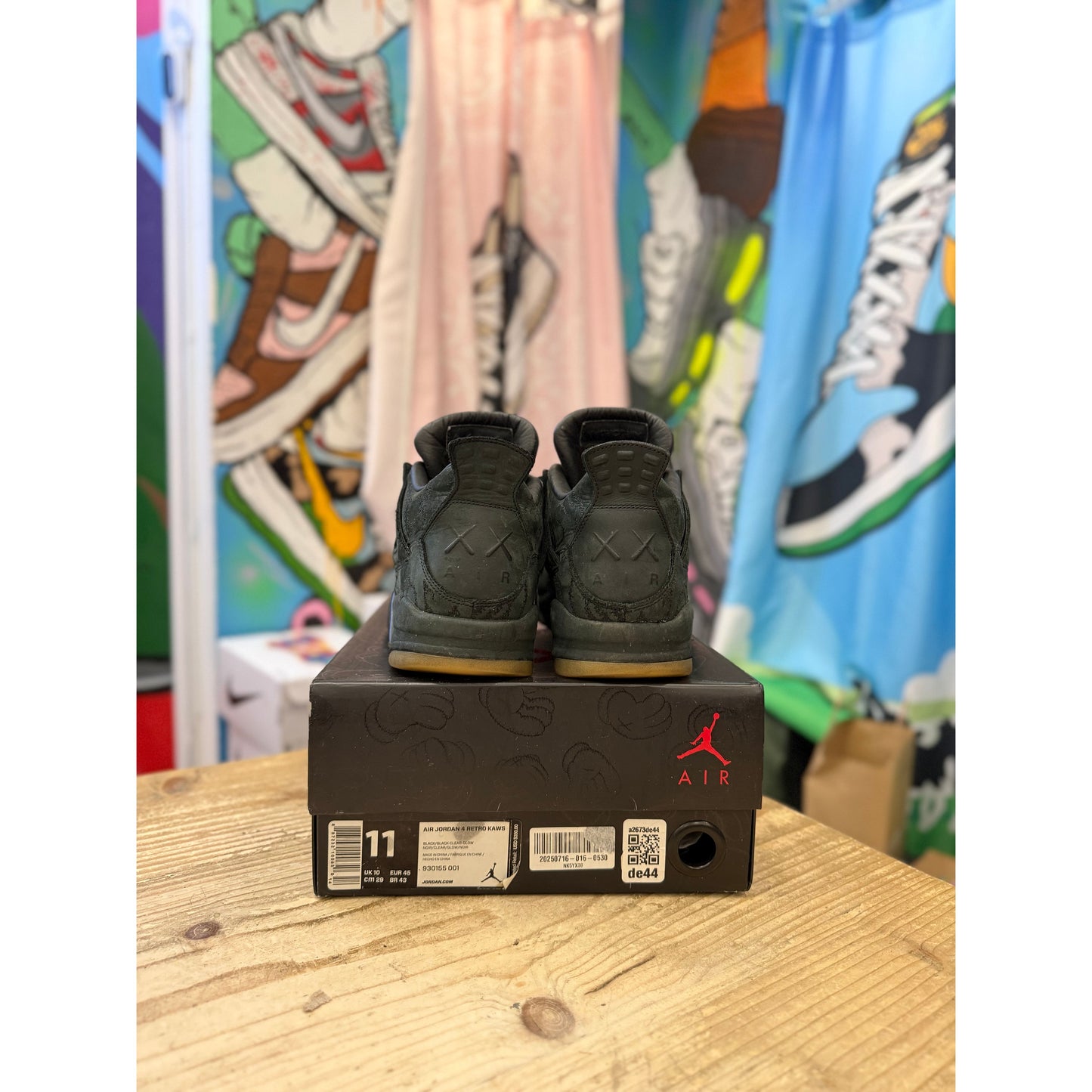 Jordan 4 Kaws Black (2017) UK10