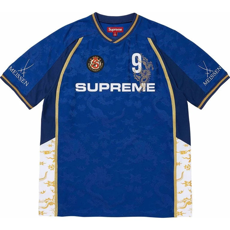 Supreme Meissen Jacquard Soccer Jersey Royal