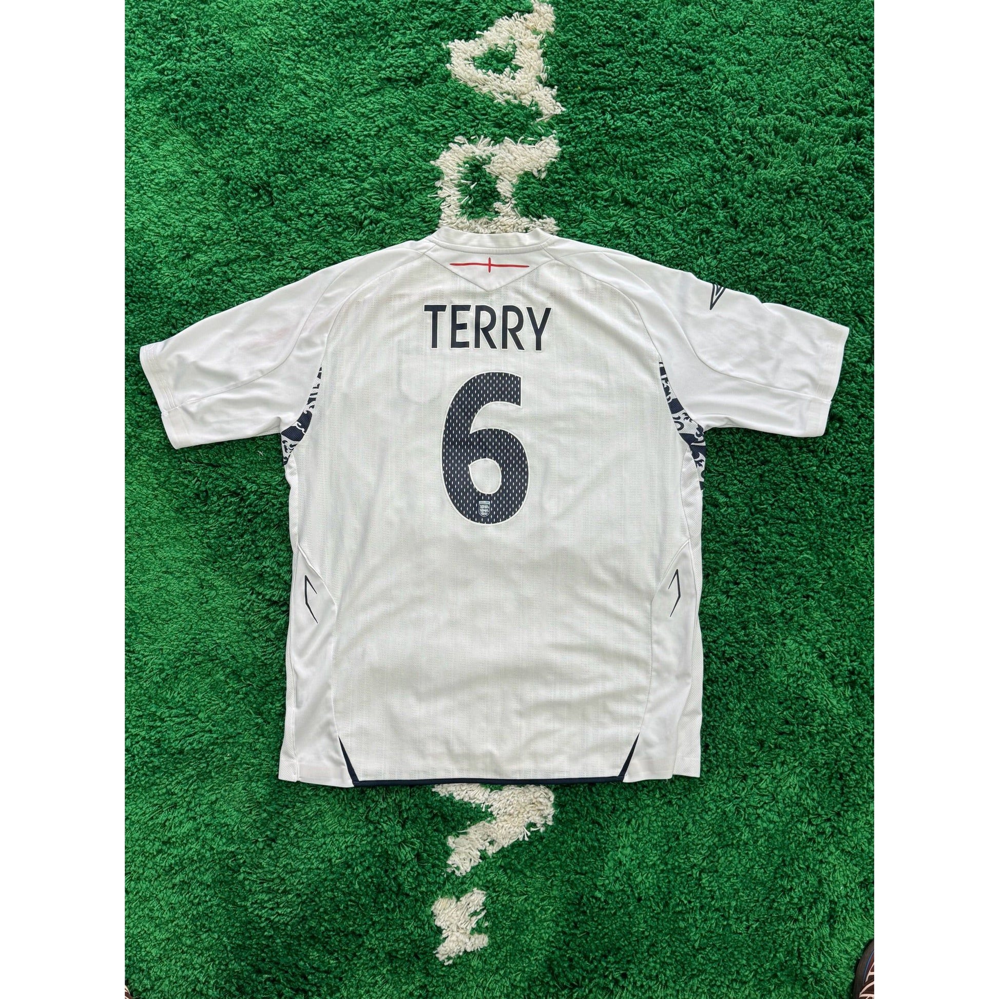 England Home Shirt 2008-2010 Terry #6 XL by KershKits in Clothing. Available at KershKicks for £75.00. A must-have for fans of KershKits looking to elevate their style with this Kits.