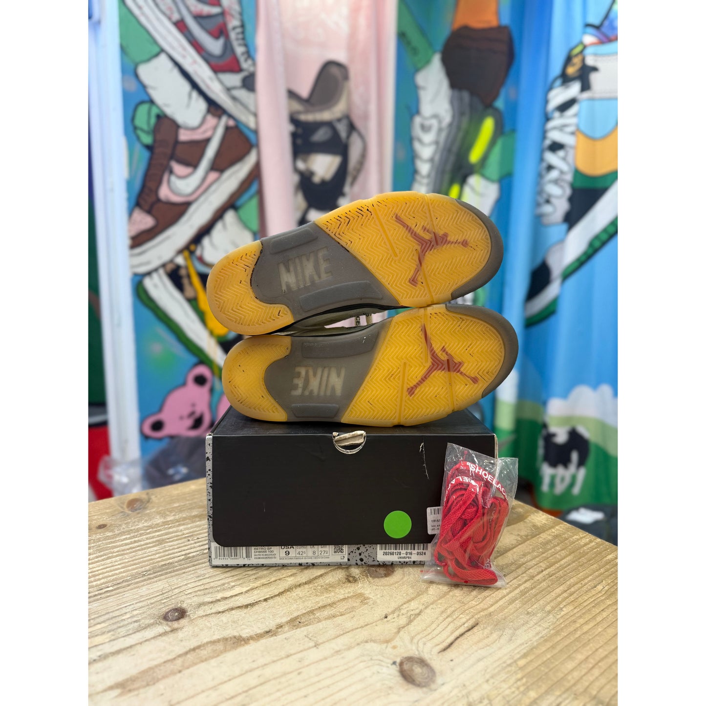 Jordan 5 Off White Sail UK 8