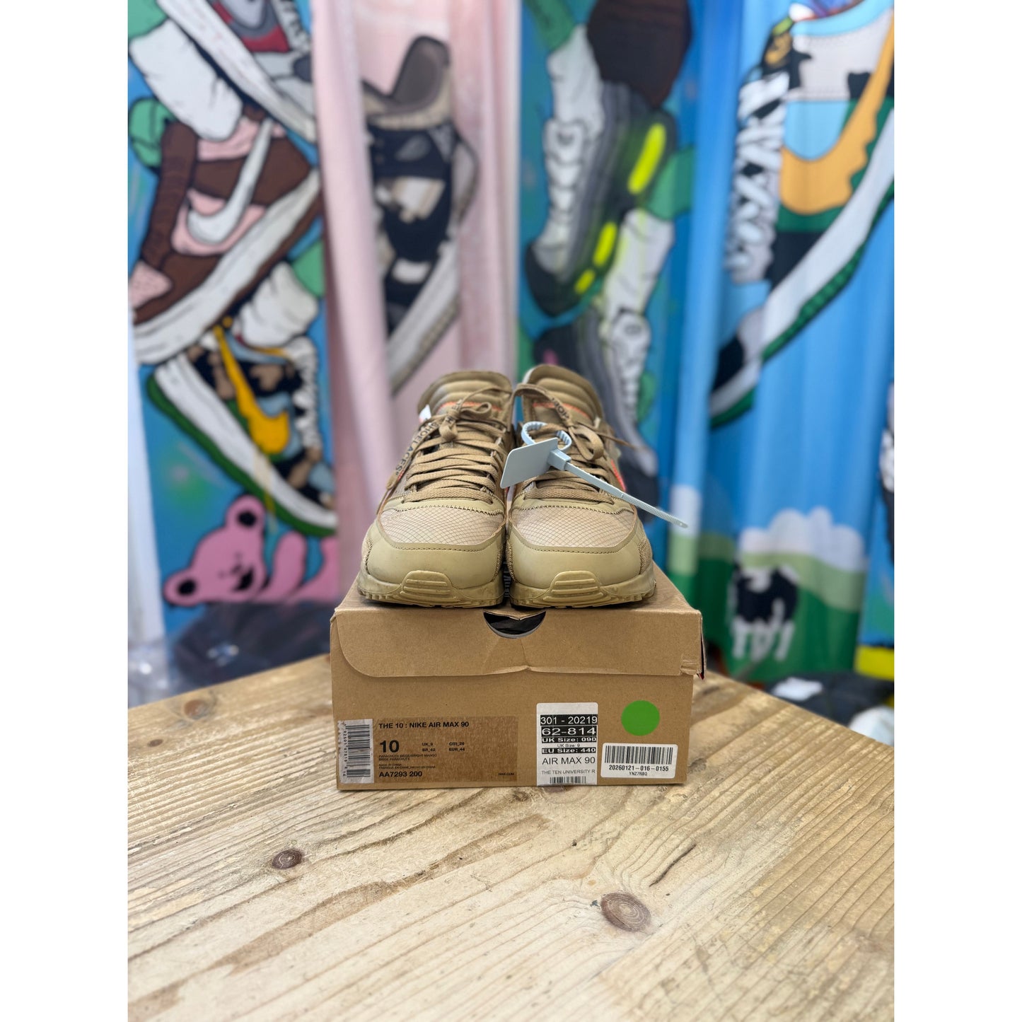 Nike Air Max 90 Off White Desert Ore UK 9.