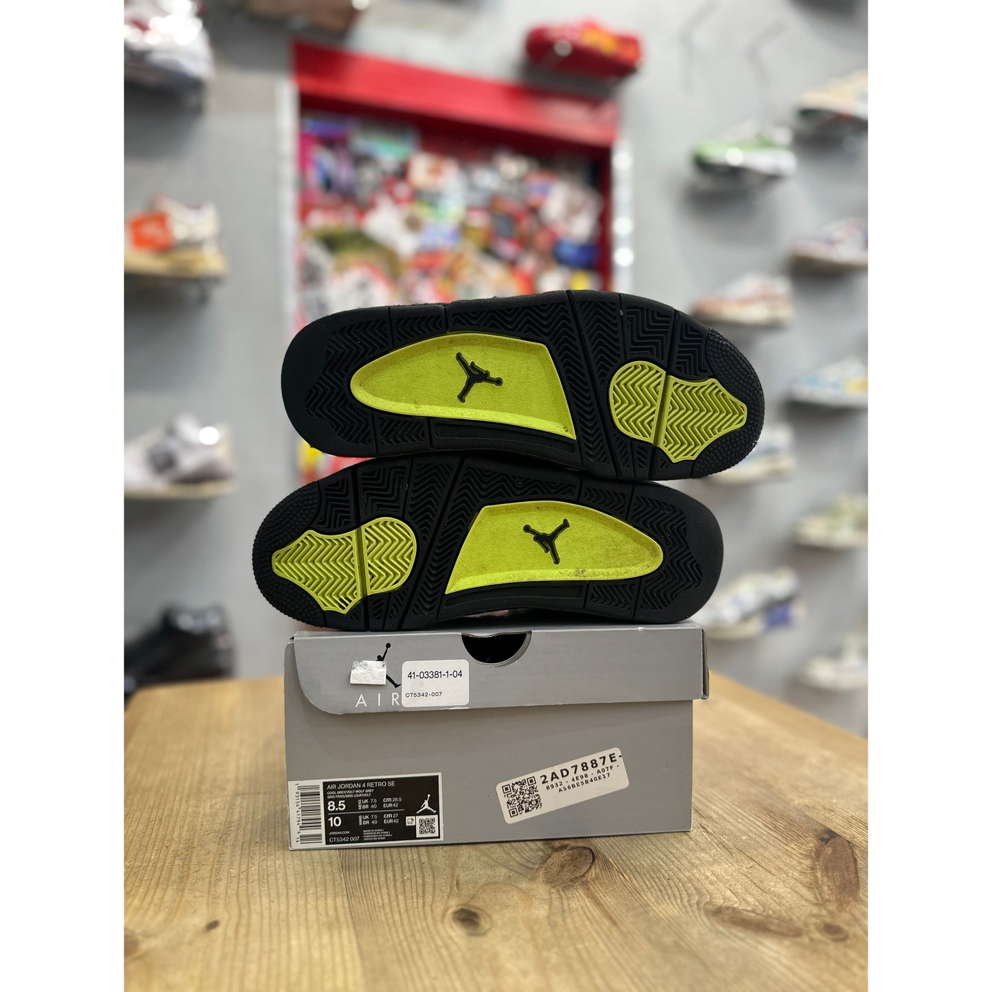 Jordan 4 Retro SE 95 Neon UK 7.5