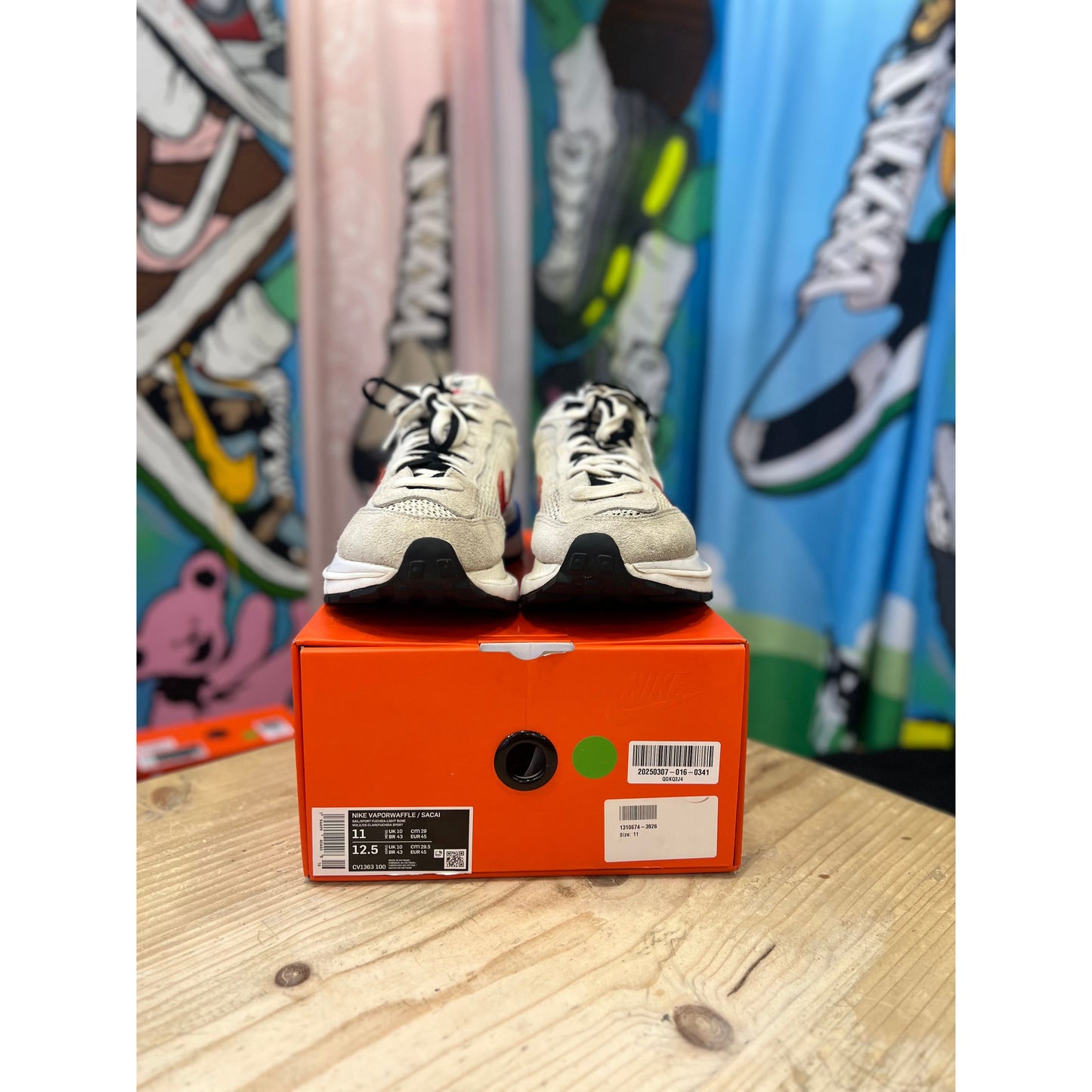 Nike Sacai Vapourwaffle Fuchsia UK10