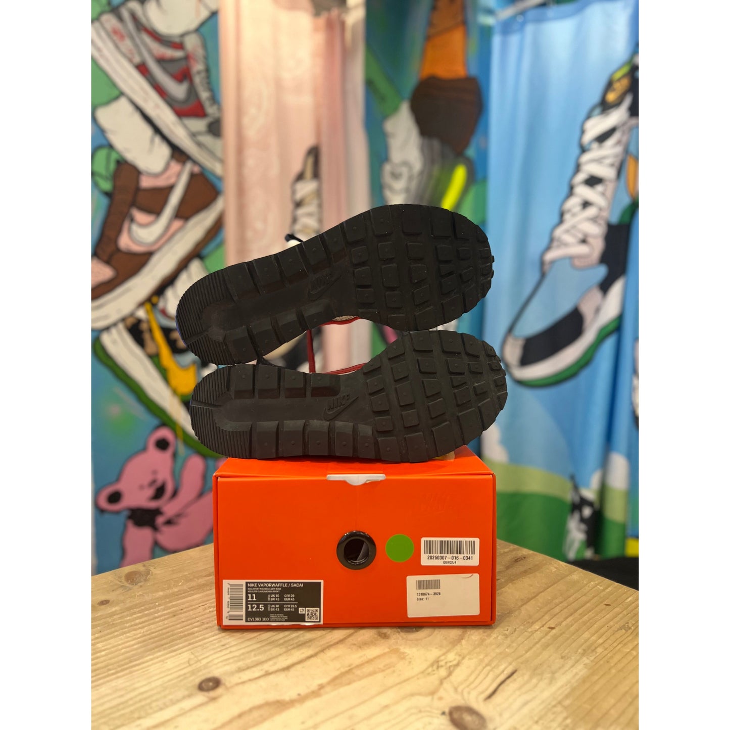 Nike Sacai Vapourwaffle Fuchsia UK10