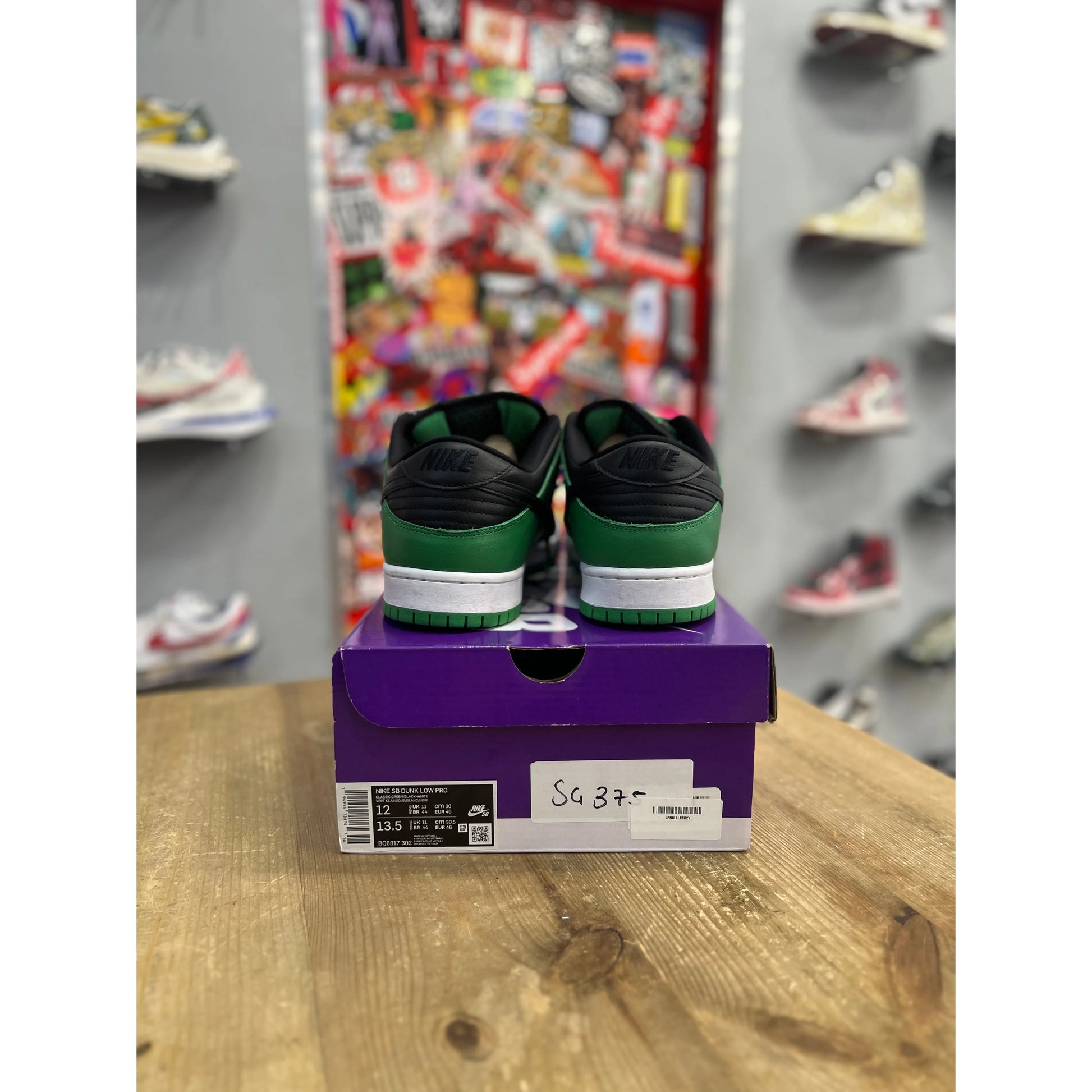 Nike SB Dunk Low Classic Green UK 11 by Nike from £150.00