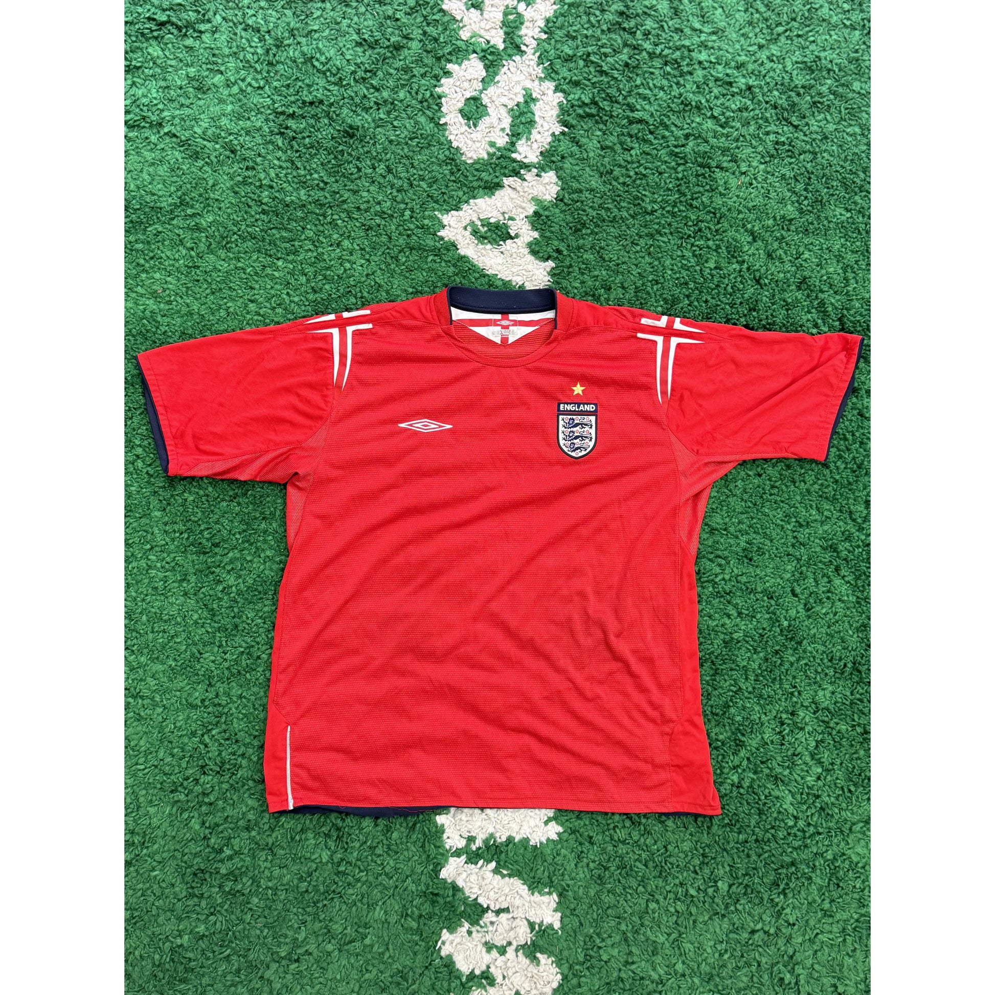 ENGLAND AWAY SHIRT 2004-2006 XXL KershKits KershKicks