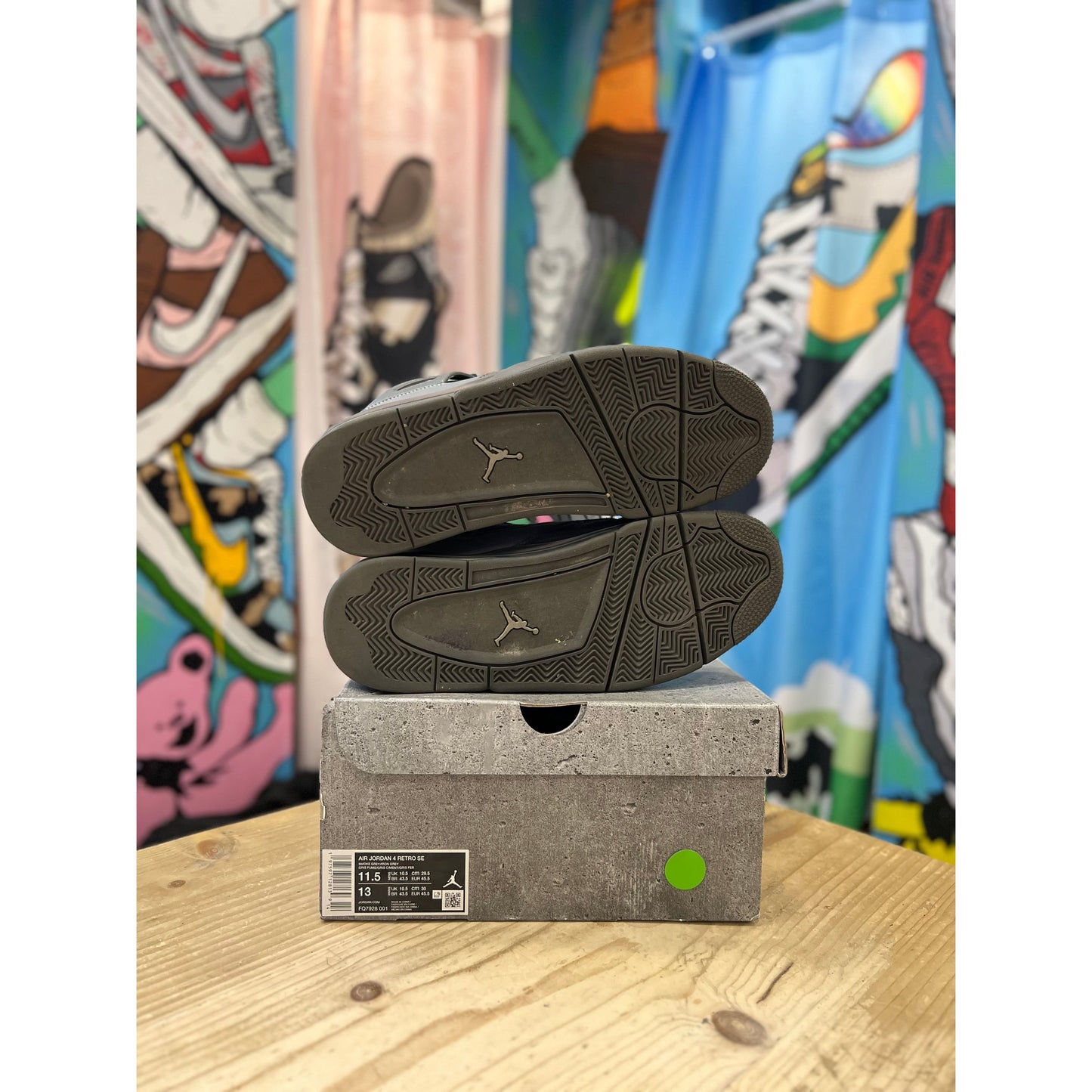 Jordan 4 Wet Cement UK10.5