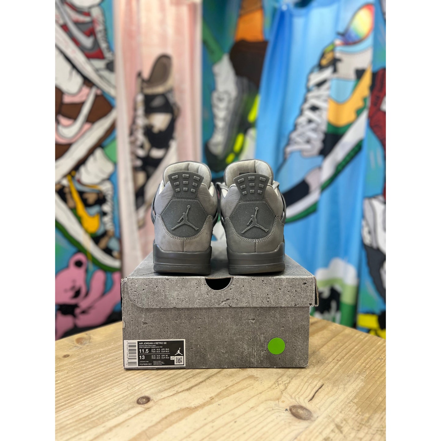 Jordan 4 Wet Cement UK10.5