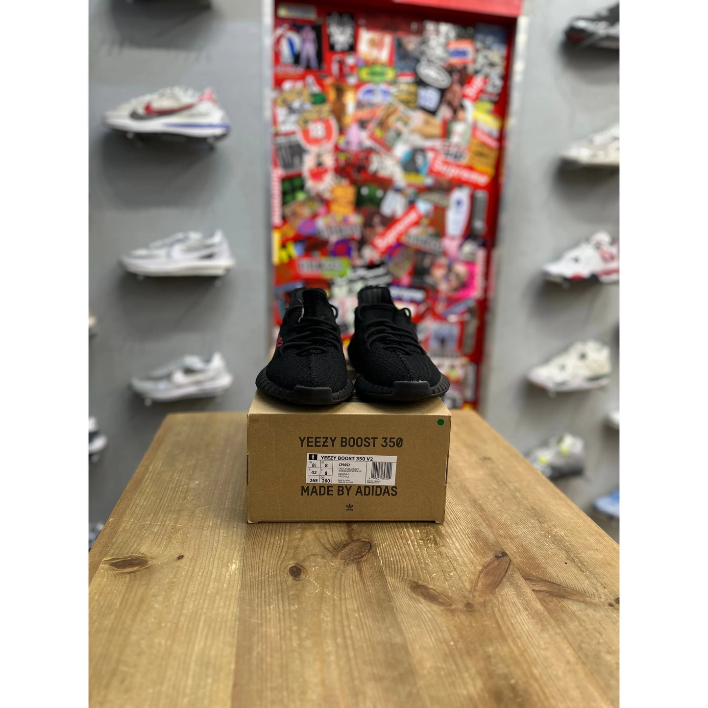 Adidas Yeezy Boost 350 V2 Black Red UK 8 by Yeezy from £265.00