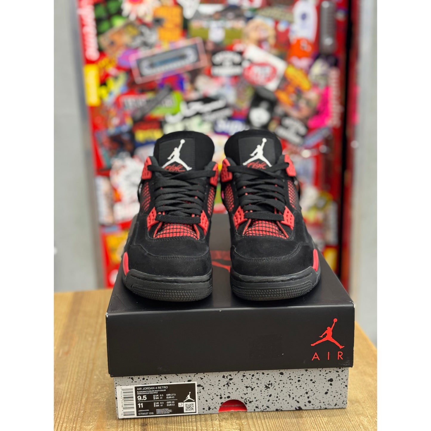 Jordan 4 Retro Red Thunder UK 8.5