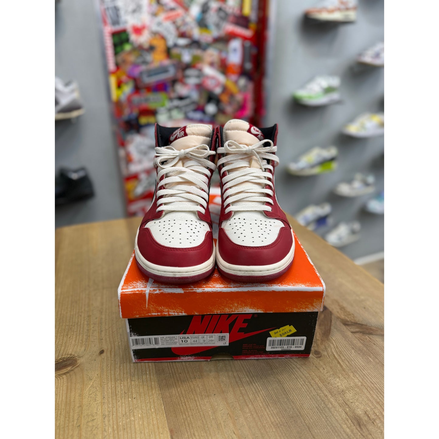 Jordan 1 Retro High OG Chicago Lost & Found UK 9