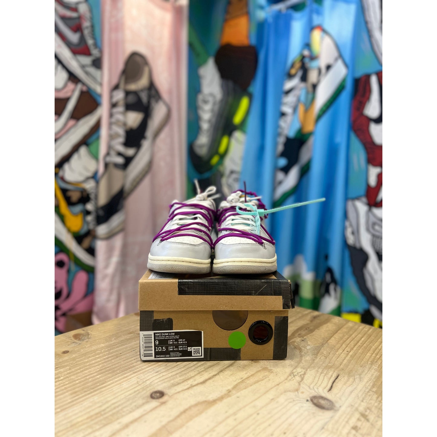 Nike Dunk Low Off White LOT 21 UK 8