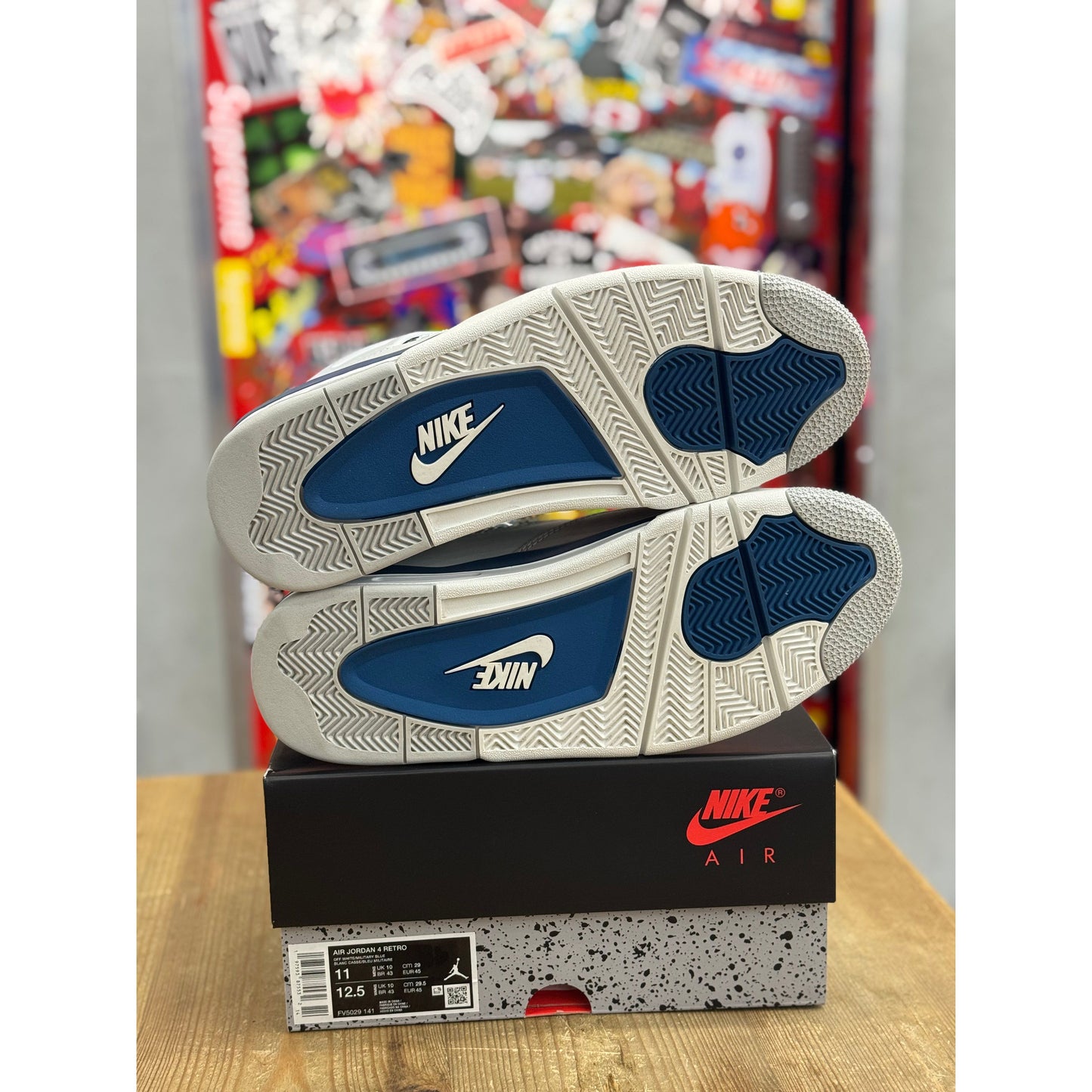 Jordan 4 Retro Military Blue UK 10.