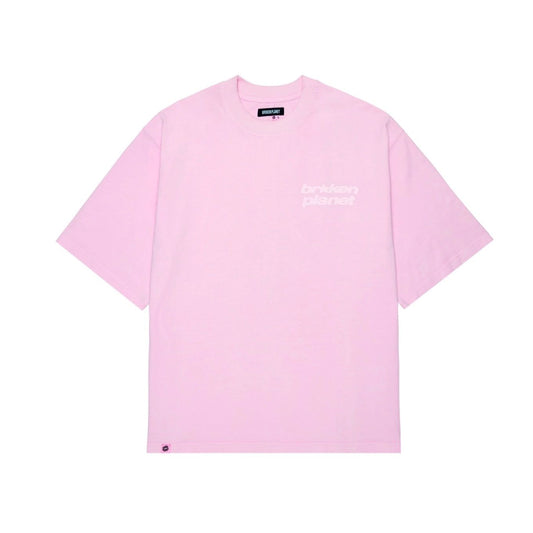 Broken Planet Star Logo T-shirt Candy Pink/Pink Logo