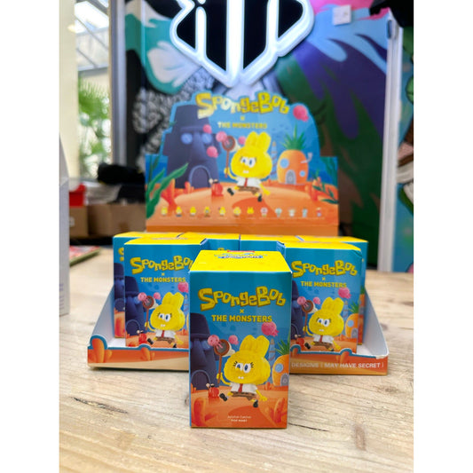 Pop Mart Labubu The Monsters Spongebob Series Figure Single Blind Box