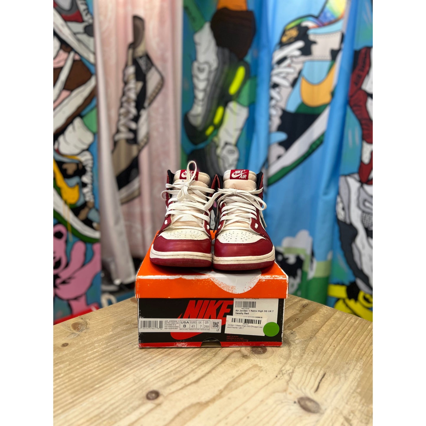 Jordan 1 High Lost & Found UK7