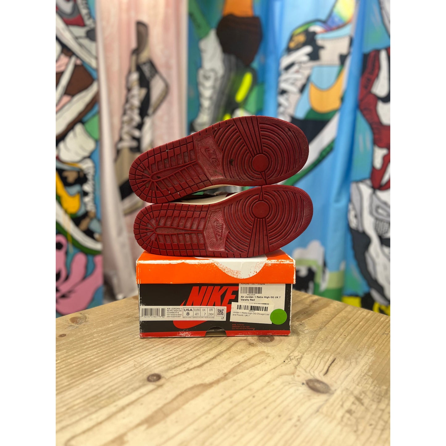 Jordan 1 High Lost & Found UK7