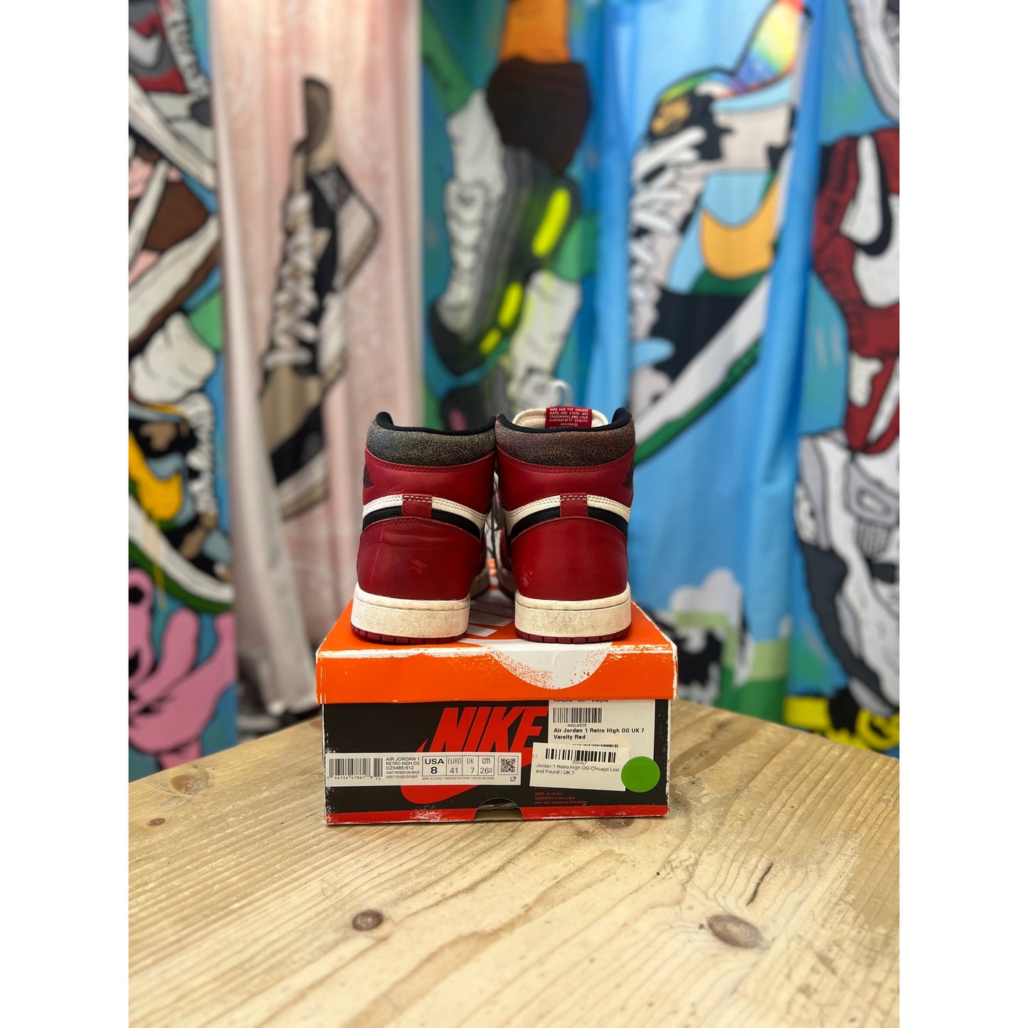 Jordan 1 High Lost & Found UK7