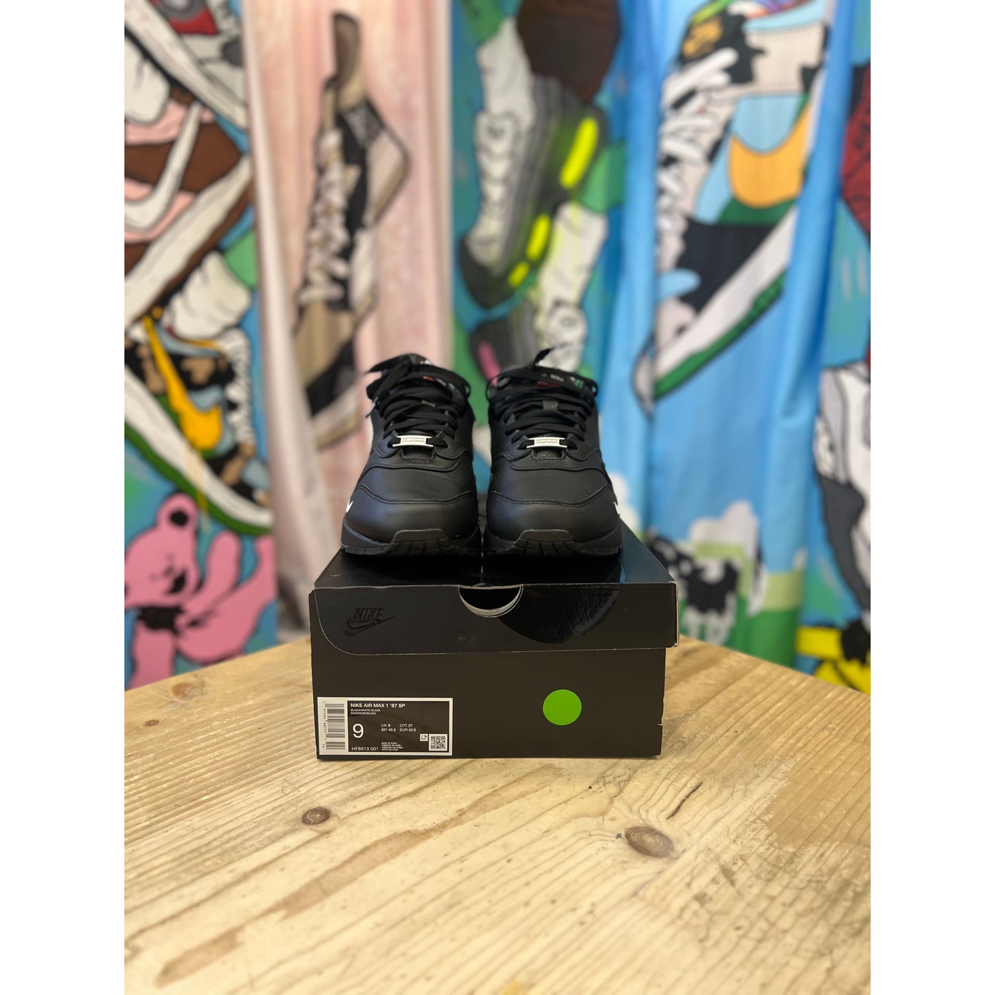 Air Max 1 Supreme Black UK8