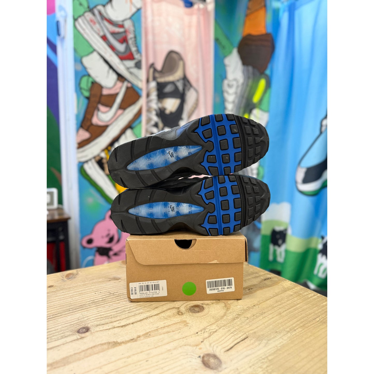 Nike Air Max 95 OG Big Bubble Blue Spark UK 9