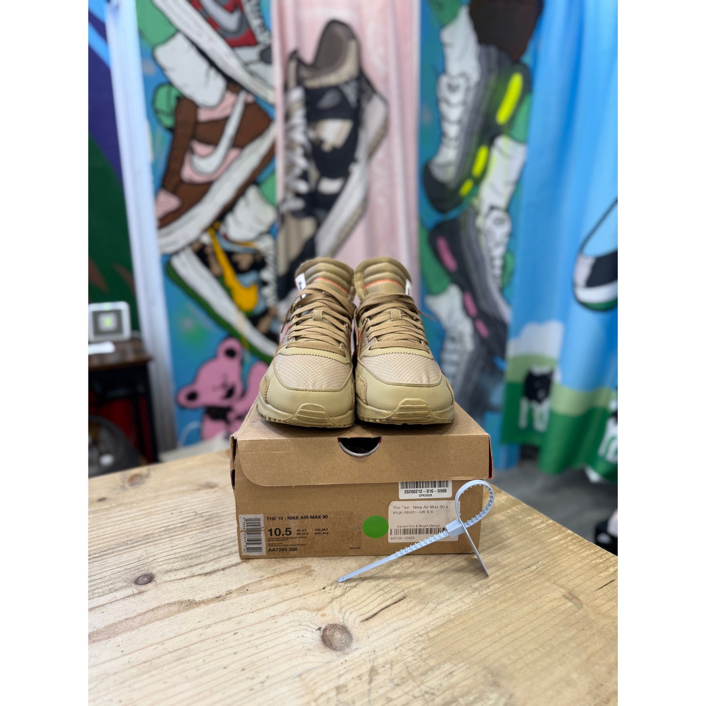 Nike Air Max 90 Off-White Desert Ore UK 9.5