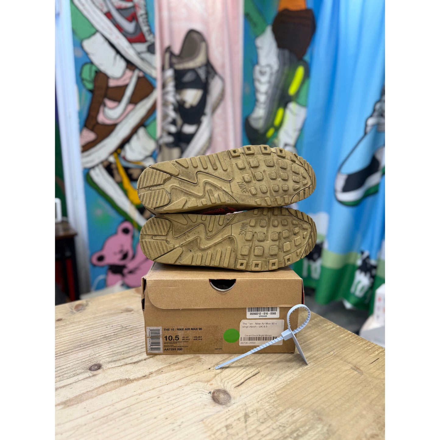 Nike Air Max 90 Off-White Desert Ore UK 9.5