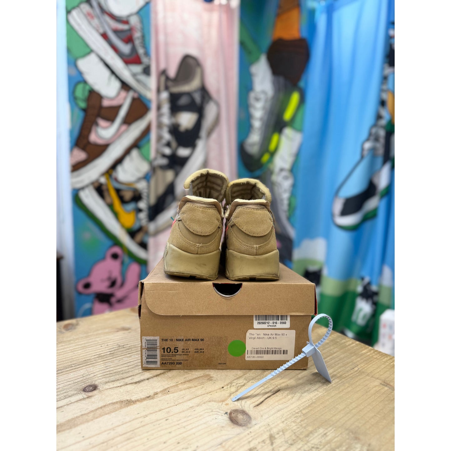 Nike Air Max 90 Off-White Desert Ore UK 9.5