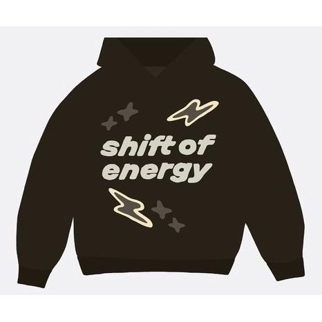 Broken Planet Market Shift of Energy Hoodie Dark Brown