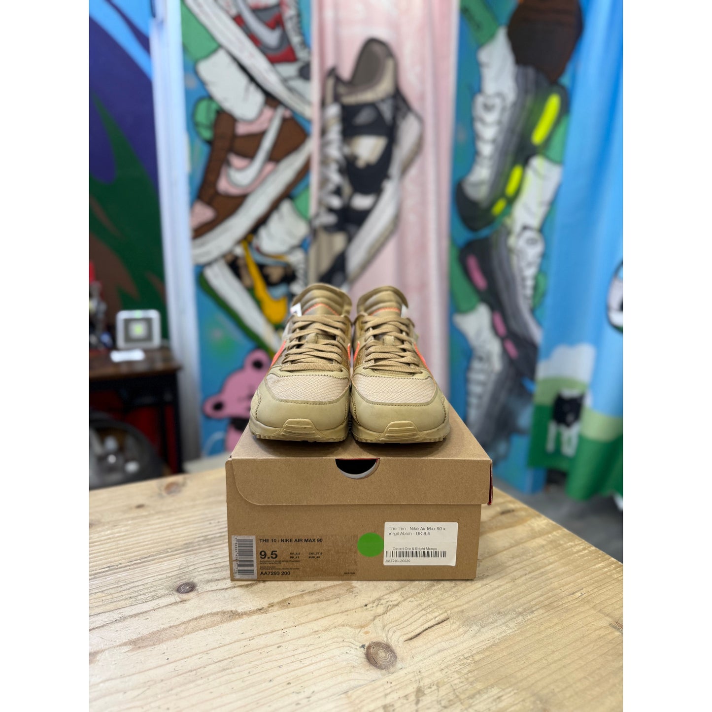 Nike Air Max 90 Off-White Desert Ore UK 8.5