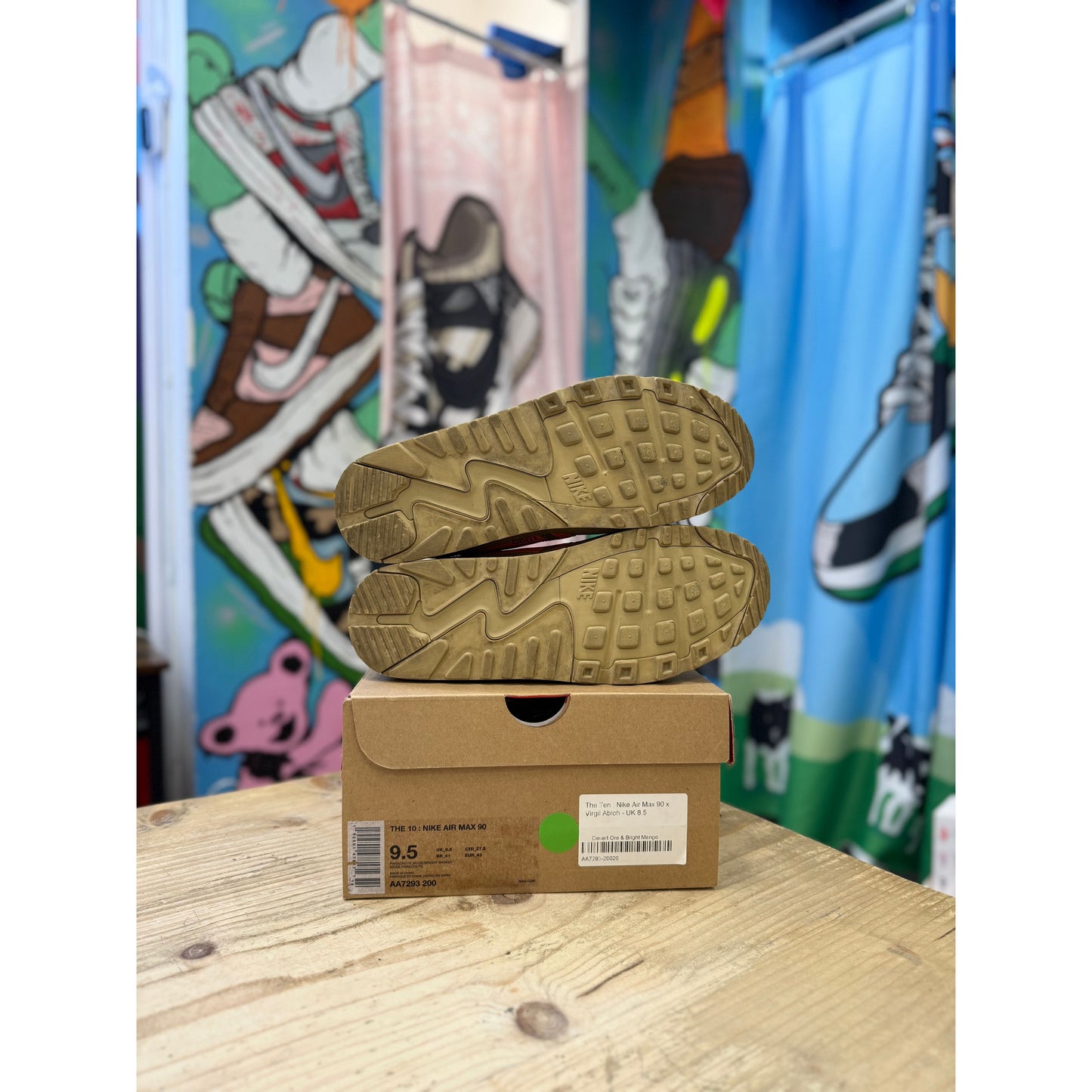 Nike Air Max 90 Off-White Desert Ore UK 8.5