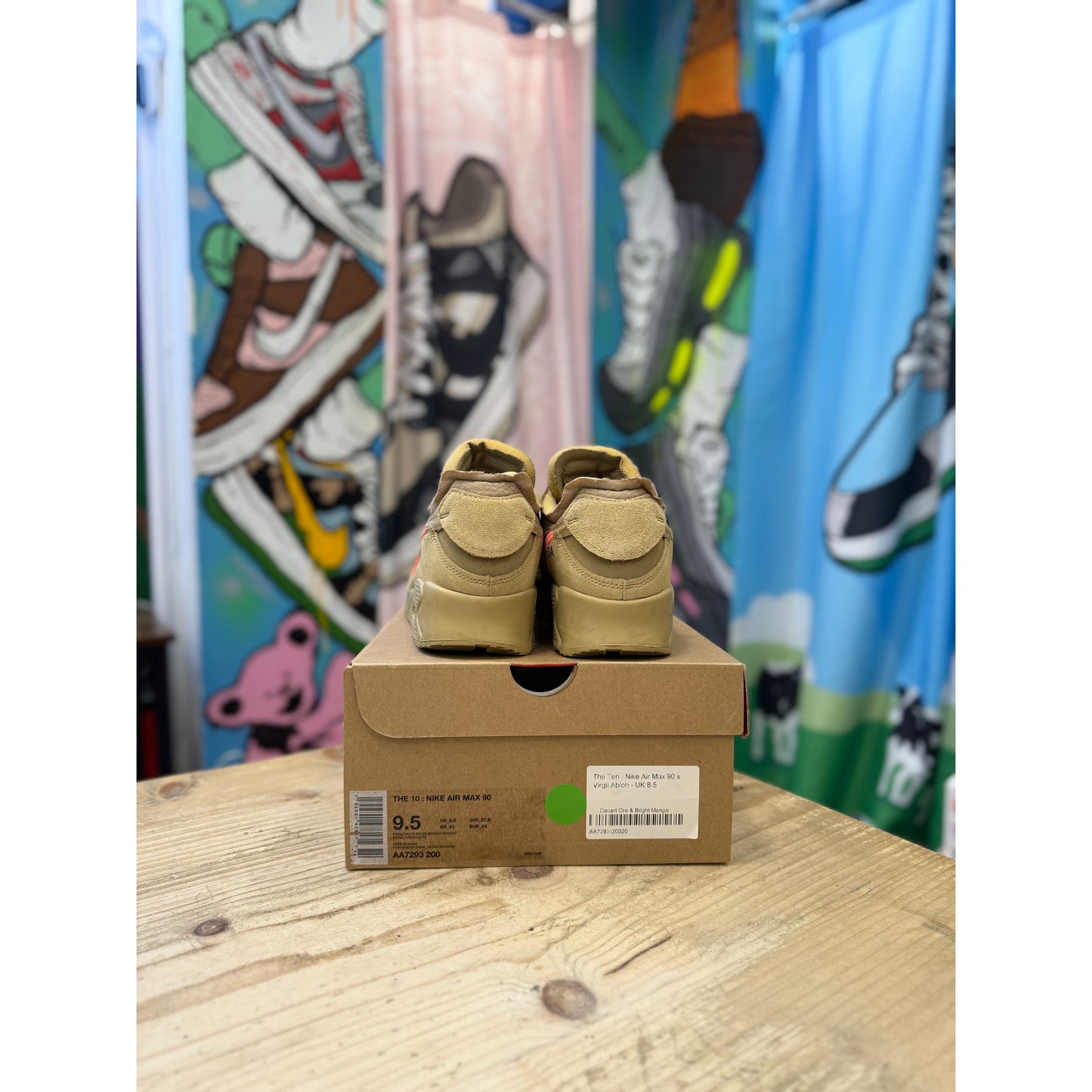 Nike Air Max 90 Off-White Desert Ore UK 8.5