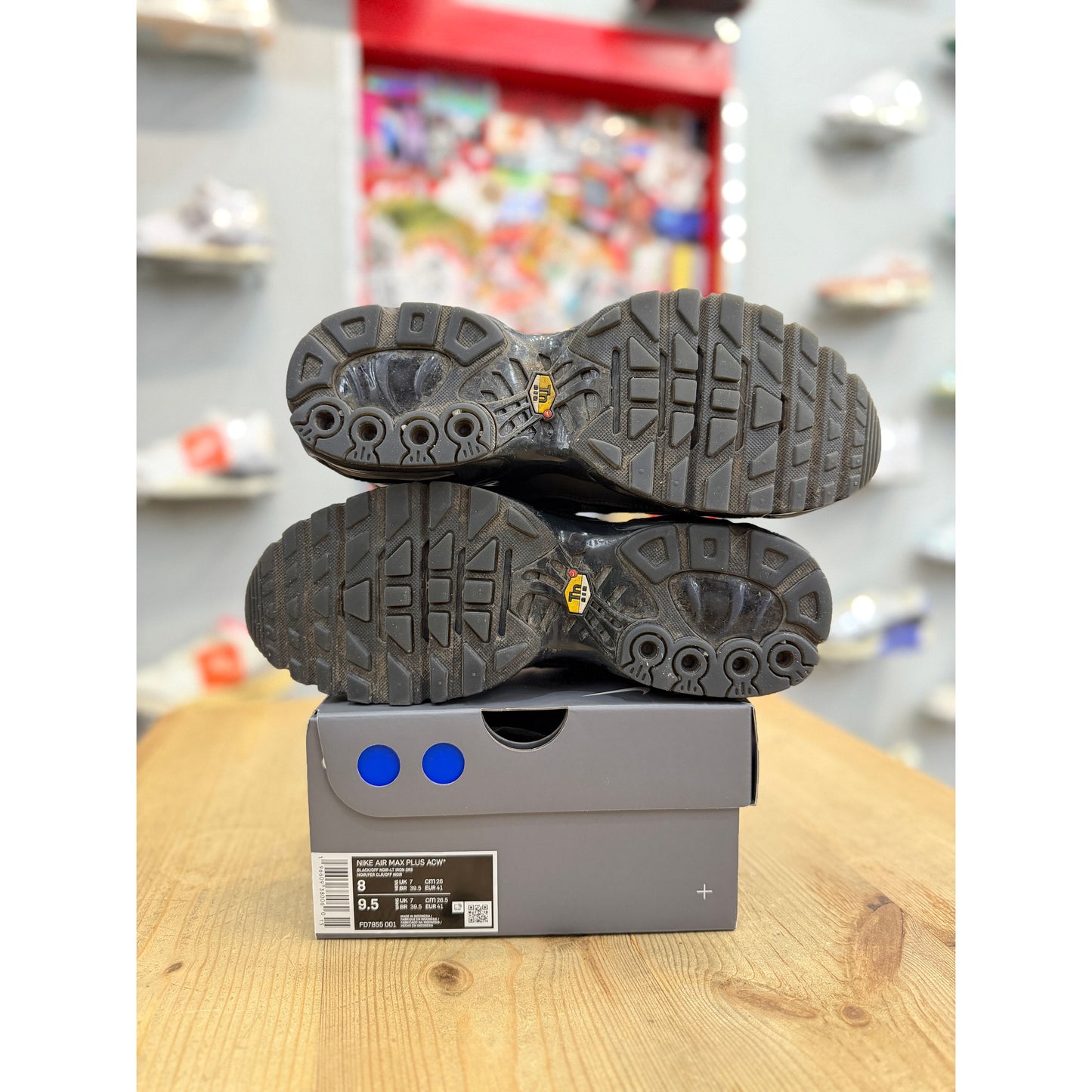 Nike Air Max Plus A-COLD-WALL Black UK 7