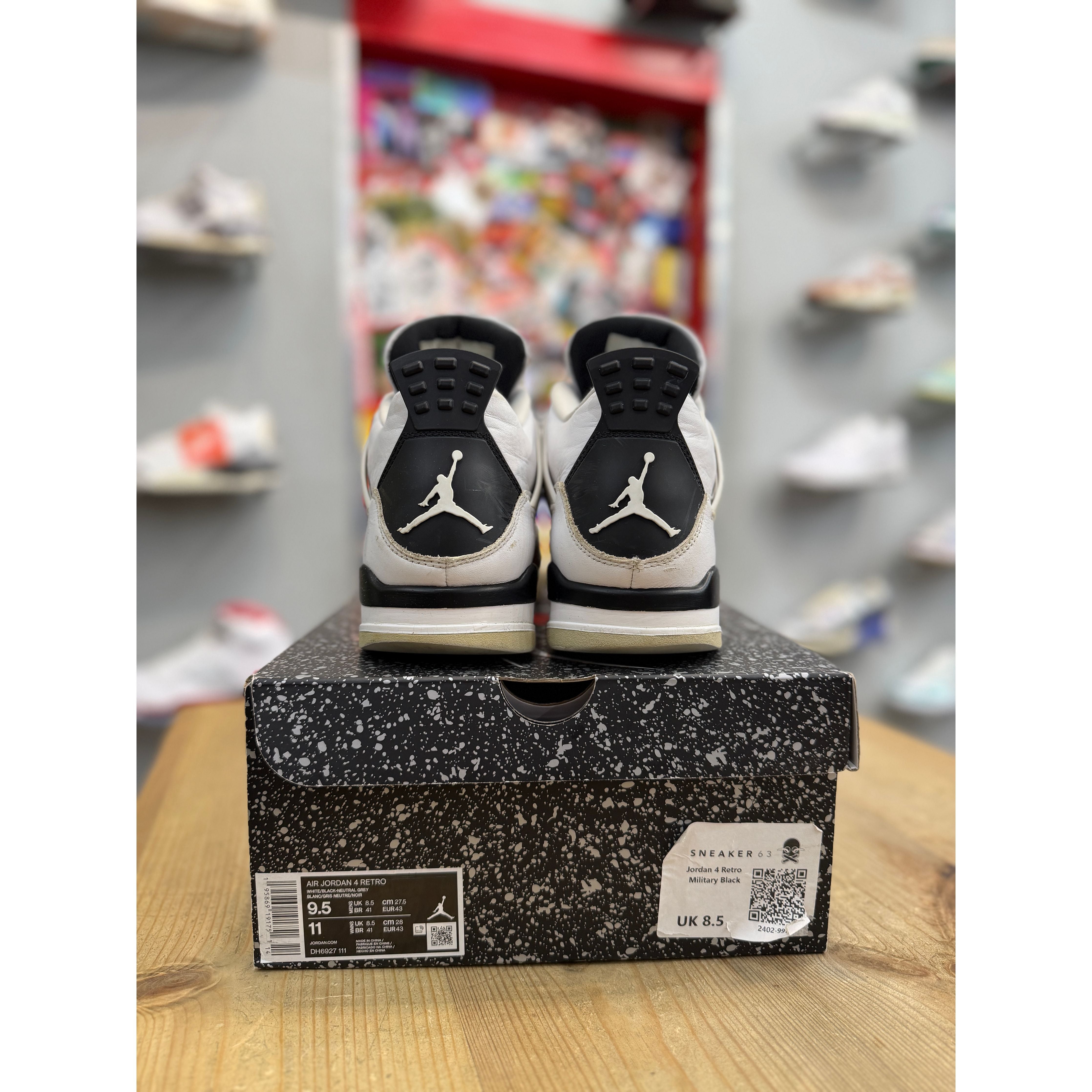 Jordan 4 Retro Military Black UK 8.5 | Jordan's | KershKicks
