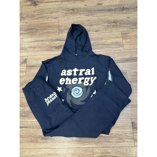 Broken Planet Zip Up Hoodie Bone White