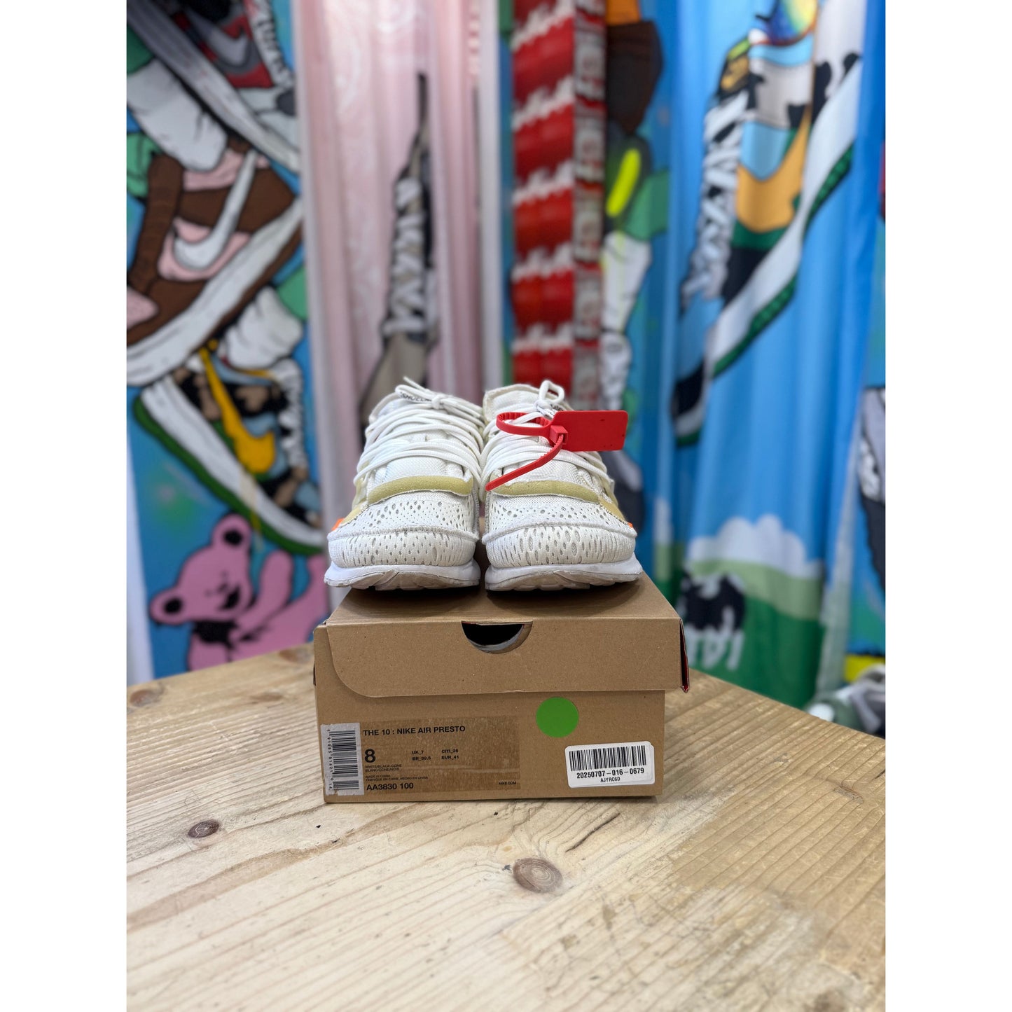 Nike Off White Presto White UK7