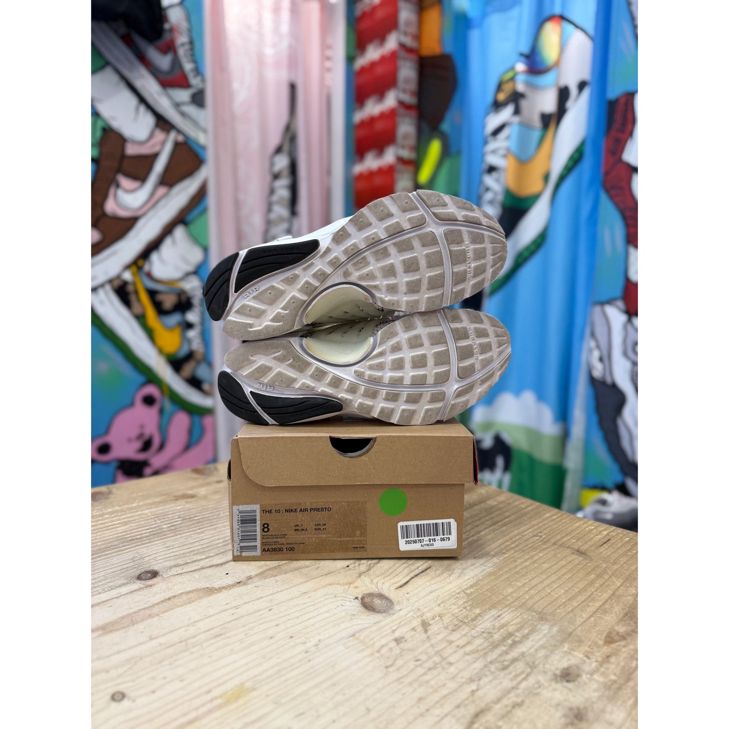 Nike Off White Presto White UK7