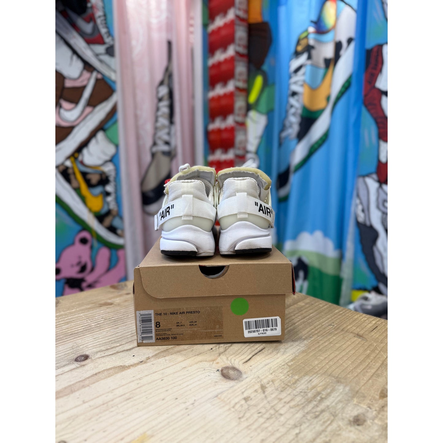Nike Off White Presto White UK7