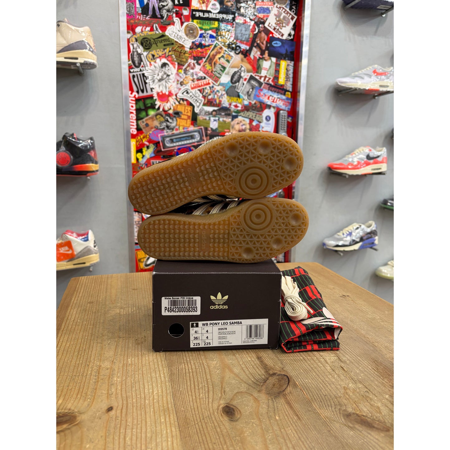 adidas Samba Pony Wales Bonner Leopard UK 4