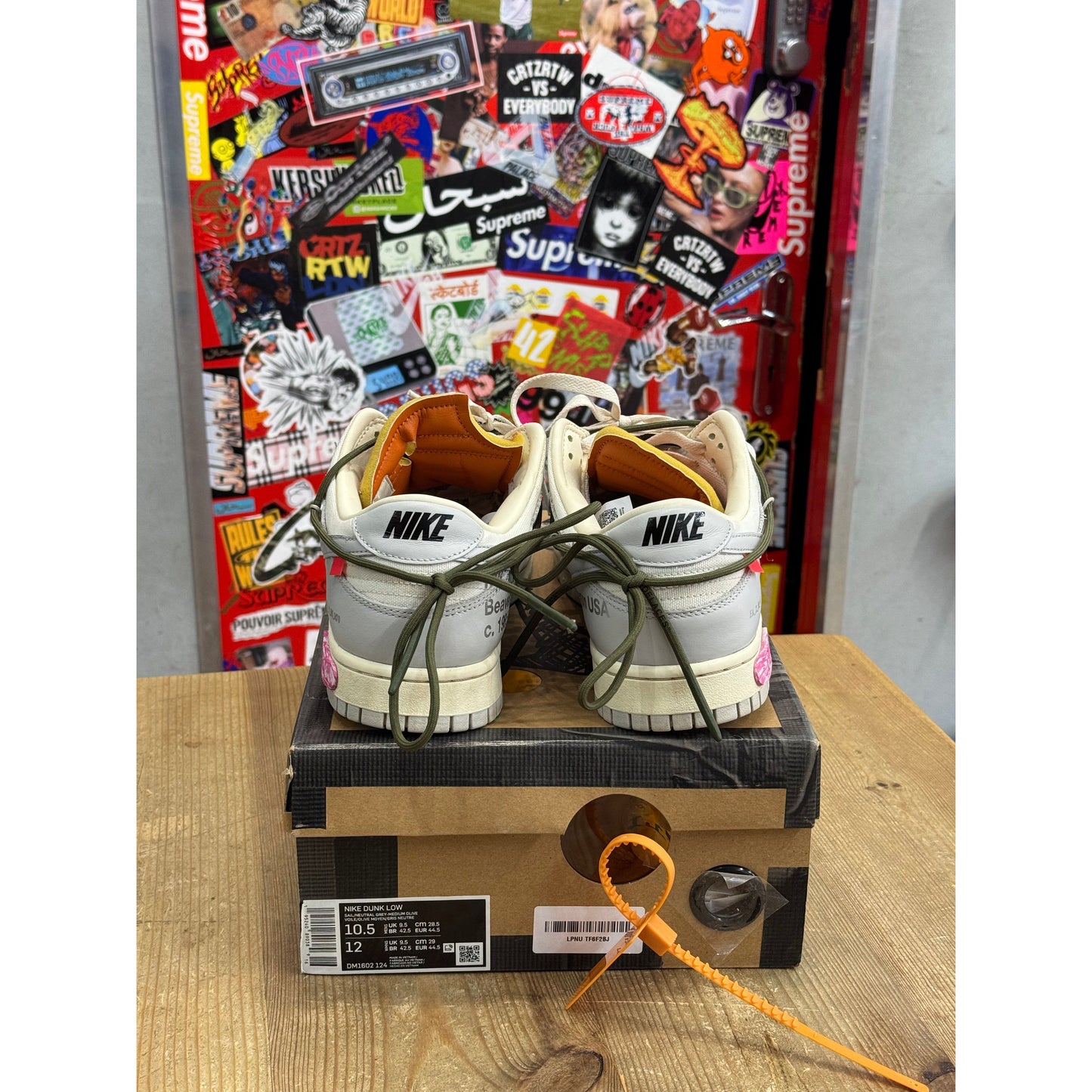 Nike Dunk Low Off-White Lot 22 UK 9.5